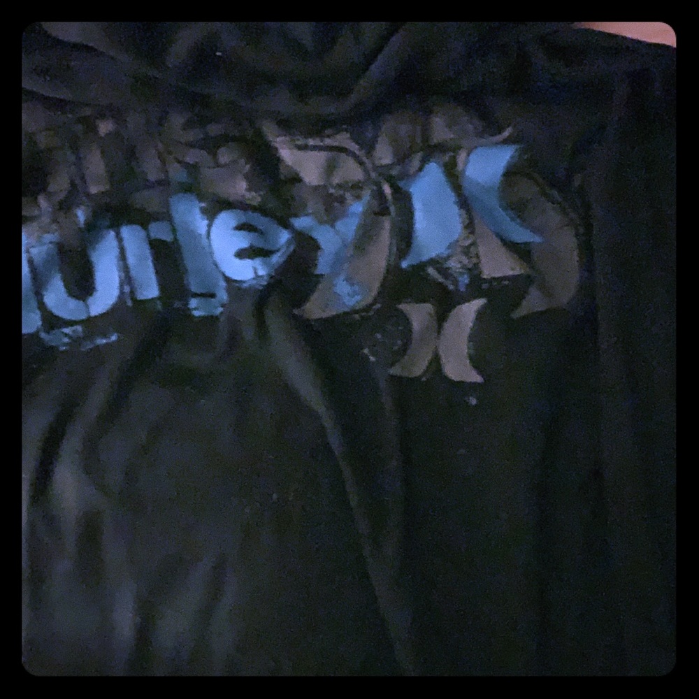 Hurley black hoodie size Large